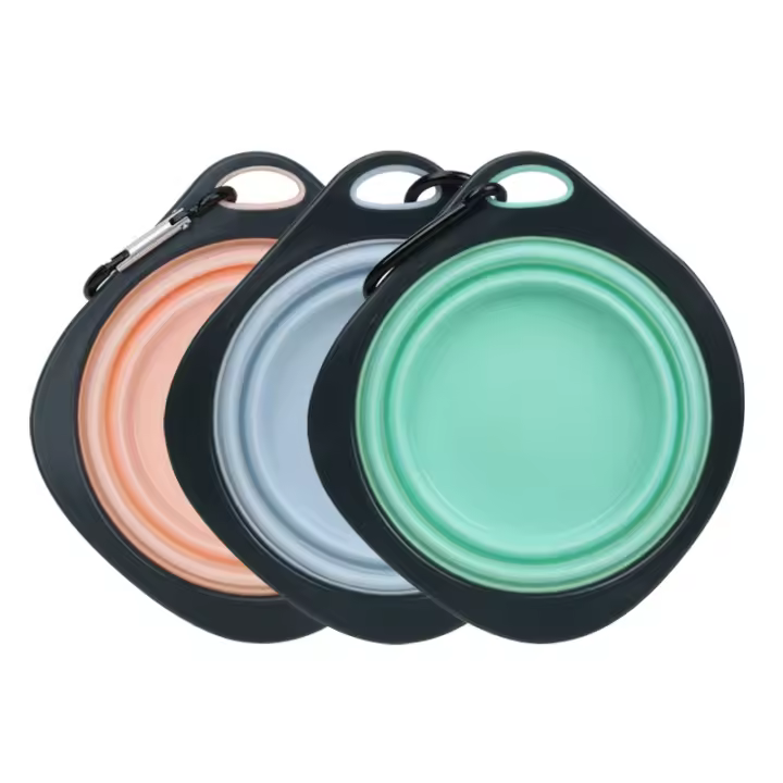 Cuenco Plegable para Mascotas Alimentación al Aire Libre para Perros Portátil para Gatos - 1