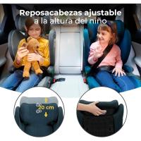 Silla coche Isofix, Silla coche para bebé y niños, Cinturón, Universal, Grupo 2/3, de 15 a 36 kg, Negro - details 26