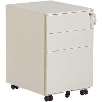 metal beige claro 3 cajones ruedas cerradura industrial oficina Cami - details 0