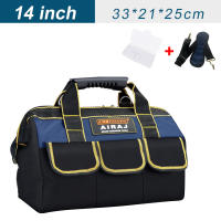 Bolsa de herramientas multifunción 1680D para electricista, bolsa de tela Oxford, bolsa de herramientas de boca ancha, bolsa de almacenamiento impermeable para llave y destornillador - details 6