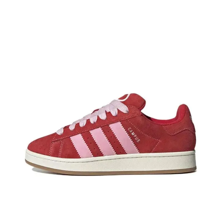 Leten Originals Campus 00s hombres mujeres Chesut rojo crema oro Retro clásico gamuza transpirable ligero zapatos de tablero JR0093 calcomanía - 1