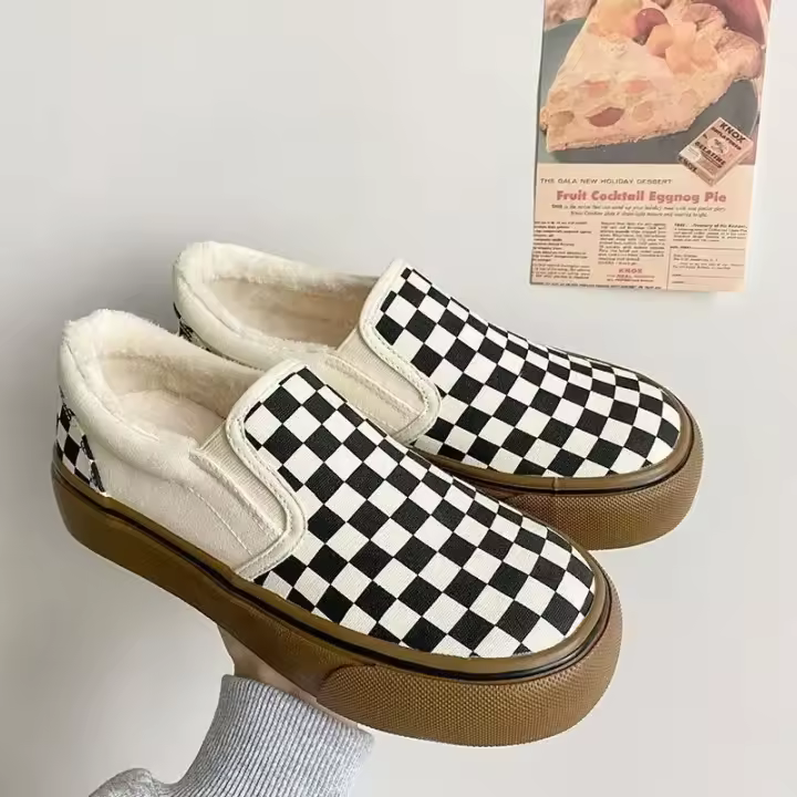 Zapatos de lona de suela gruesa para hombre y mujer, calzado informal. - 1