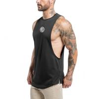 Camisetas sin mangas de Fitness para hombre, ropa de gimnasio, culturismo, entrenamiento, chaleco de algodón, informal, transparente - details 1