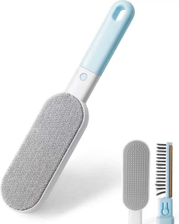 Raspador de pelo reutilizable, removedor de pelo 4 en 1, peluquero portátil, limpiador de pelo para pelo de mascotas, pieles - 1