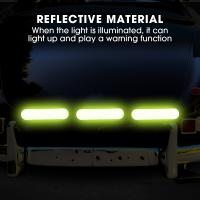 Tira de pegatinas reflectantes de colores para casco de motocicleta, marca de seguridad de advertencia, forma de llanta, tira reflectora de seguridad, accesorios - details 1