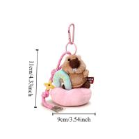 Llavero Kawaii de peluche de marmota, adornos de dibujos animados, muñecos de marmota, colgante para bolso, llavero colgante para coche, regalo para niña - details 0