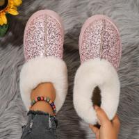 Botas de nieve cálidas para mujer, botines planos informales, zapatos de invierno - details 4