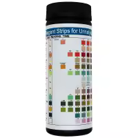 Papel de prueba de urinálisis URS-14, tiras reactivas de cetona, tiras de prueba de orina, leucocitos, nitrito, urobilinógeno, proteína pH 100 piezas - details 5