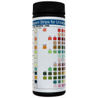 Papel de prueba de urinálisis URS-14, tiras reactivas de cetona, tiras de prueba de orina, leucocitos, nitrito, urobilinógeno, proteína pH 100 piezas - details 5