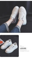 Aumento de altura zapatos pequeños blancos mujeres moda estudiante primavera 2023 nueva plataforma muffin zapatos mujeres calle - details 10