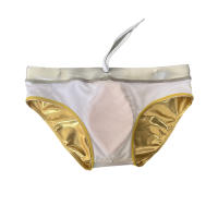 Jessborn-Calzoncillos de baño dorados y plateados para hombre, pantalones cortos de moda, traje de baño para surfear en la playa, primavera caliente - details 9