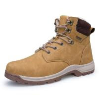 Botines cálidos con cordones, impermeables, antideslizantes y resistentes al frío, botas informales cómodas para hombre - details 2