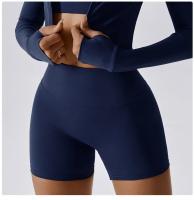 Pantalones Cortos de Yoga para Mujeres Fitness Running Ciclismo Pantalones Deportivos Transpirables Cintura Alta Entrenamiento Gimnasio Push Up Leggings de Nylon - details 47