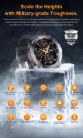 Reloj inteligente Con Láser Infrarrojo Para Hombre,Rayos Ultravioleta.Pantalla AMOLED De 1,39 Pulgadas, Dispositivo Resistente Al Agua IP68, Con Seguimiento De llamadas De Voz, GPS, 100+ Modo Deportivo, 500MAH, NFC, Control Del Ritmo Cardíaco,Nuevo 2025 - details 9