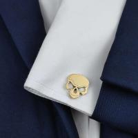 Gemelos de calavera de acero inoxidable para hombre, joyería de moda, TRE, camisa, mangas, botones, regalos de fiesta de Halloween - details 5