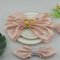 Servilletas de Satén 50pcs Ideal para Bodas, Cenas, Peluquerías Decoración de Mesa Elegante - details 5
