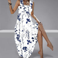 Verano nuevo vestido estampado elegante y elegante de moda para mujer - details 5
