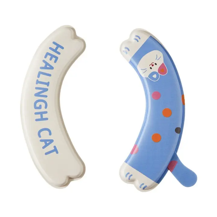 Juego de 2 cojines universales para asiento de inodoro de dibujos animados con asa, almohadilla impermeable para inodoro, funda gruesa lavable para asiento de inodoro EVA para el hogar - 1