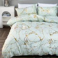 Funda de edredón suave y cómoda para dormitorio, conjunto de ropa de cama, 3 piezas - details 9