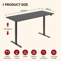 Escritorio de Oficina Elevable Motoriado 110 x 60 cm Diseño Ergonómico y Moderno con Soporte y Ventilador Fácil Instalación - details 154