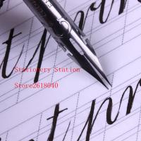 Pluma estilográfica 750 de alta calidad, placa de cobre, caligrafía, punta G, cuerpo redondo floreciente, papelería, suministros escolares de oficina, bolígrafo de tinta - details 4