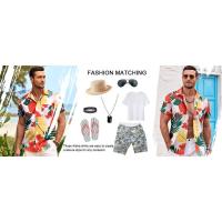 Camisas Casuales para Hombres a Rayas Hawaiian Camiseta de Oficina Oversize, Manga Corta, Estilo casual, Talla 5XL - details 7