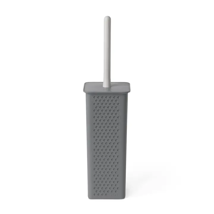 Escobilla Baño para WC en Plástico Reciclado. Gris Antracita - 1