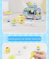 MINISO Sanrio bloques de construcción familiares, juguetes educativos para niños y niñas, rompecabezas, regalo de Adorno - details 6
