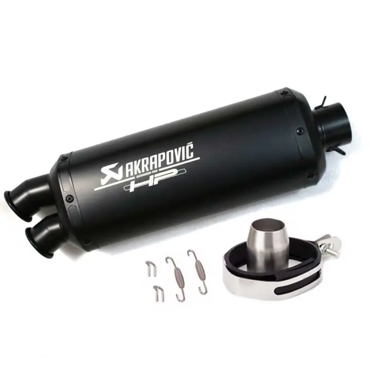 Tubo de escape modificado para motocicleta, escape doble de gran desplazamiento Z900 CB500X Chunfeng 800MT MT09 r3 - 1