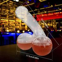 Botella de whisky pene, interesante recipiente de vidrio para esencia de pollo, fiesta nocturna, tequila escocés, brandy, ron, bourbon - details 7