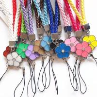 Cuerda de mano tejida de cuero creativa para teléfono móvil, cordón Universal, correa de muñeca, pulsera de cuerda corta, colgante de joyería - details 10