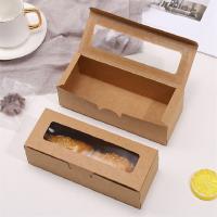 Cajas de macarrón con ventana de exhibición transparente, contenedor de macarrones o Kit de caja de embalaje para Postres de Chocolate y pasteles B, 25 piezas - details 4