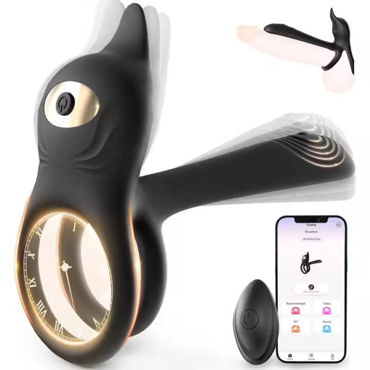 Anillo Vibradorador Pene Clítoris Juguetes Eróticos Para Pareja Sexuales, 10 Modos Juguetes Sexuales Anillo Pene Masculino Ereccion, Anillo Vibrador, Vibradorador Hombre Juguetes Eróticos - 1
