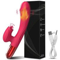 Leten Lengua de Lick Dildo Potente Estimulador de Clítoris y G-Spot Masajeador Vaginal - details 2