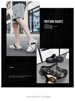 Sandalias de verano para mujer, zapatos de playa de secado rápido, suela gruesa, zapatillas Unisex, zuecos, chanclas para hombre - details 1