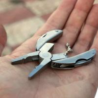 1pc Herramienta Multifuncional Pliers De Acero Para Camping Cuchillo Plegable Llave De Llavero Destornillador Set De Sobrevivencia Para Viajes - details 2