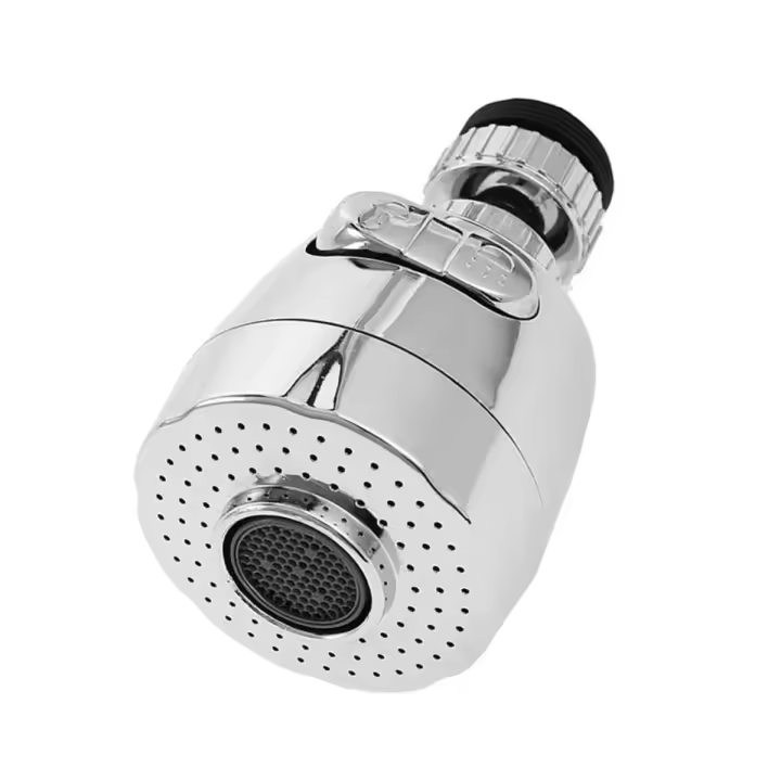 Grifo Giratorio de Agua para Cocina 1Pc Ajustable con 2 Engranajes para Ahorro de Agua Rotación en Ranura para Fregadero de Cocina - 1