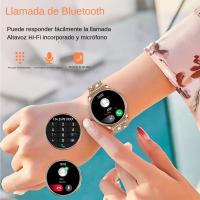 Reloj inteligente de moda con incrustaciones de diamantes para mujer, pulsera con llamadas bluetooth - details 0