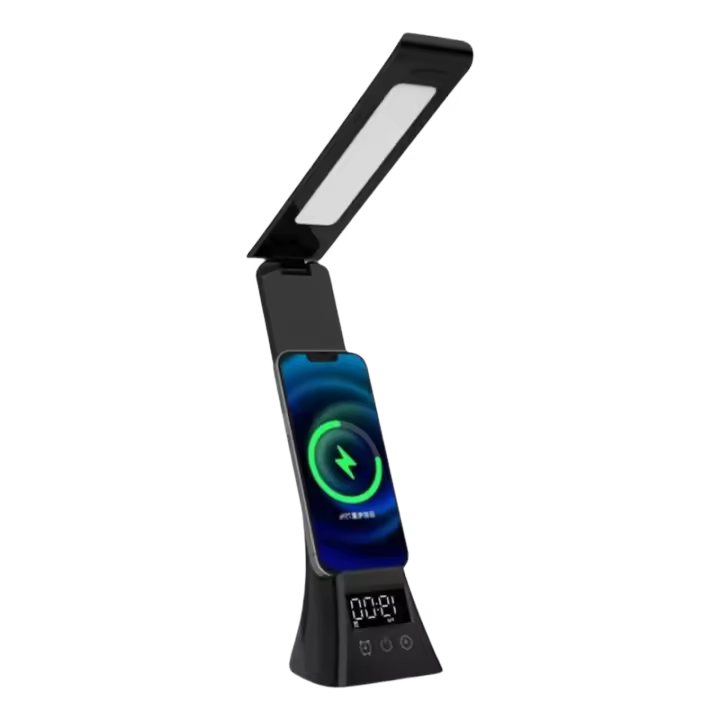 Lámpara De Escritorio Multifuncional Con Carga Inalámbrica Y Luz LED Plegable Protección Ocular Para Lectura Estudio Oficina Lámpara De Noche - 1