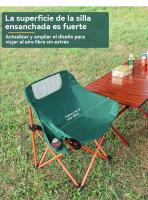 Silla plegable portatil ligera Pesca al aire libre camping playa familiares party - details 3