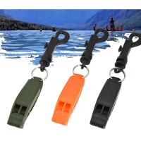 Silbato de supervivencia de doble frecuencia para exteriores, dispositivo de señalización de emergencia para buceo y rescate, con hebilla de liberación rápida, 1 pieza - details 1