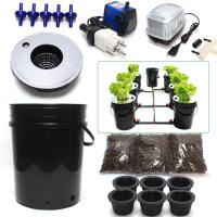 Sistema de cultivo hidropónico de 5 galones y 6 barriles, Kit de cultivo de recirculación, Kit de cultivo de recirculación con cubo de cambio de agua - details 0