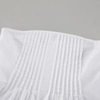 Conjunto de moda informal blanco con hombros descubiertos y pantalones, Top de tubo, ropa sencilla para ir al trabajo, novedad de verano, primavera - details 10