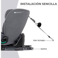 Silla de Coche Isofix para Niños Grupo 1/2/3 9-36 Kg Normativa R129 Protectores Laterales - details 15