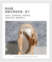Nuevas sandalias de moda con diamantes de imitación, versión coreana, plataforma y tacón de cuña para mujer - details 6