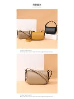 Bolso de mujer bolso de piel de vaca de primera capa primavera y verano nuevo, de moda y simple bolso de mensajero de hombro - details 3