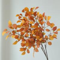 Rama de haya artificial de 98 cm, larga, de lujo, realista, de simulación de seda, hoja de haya, plantas verdes florales realistas, hojas para hotel - details 1