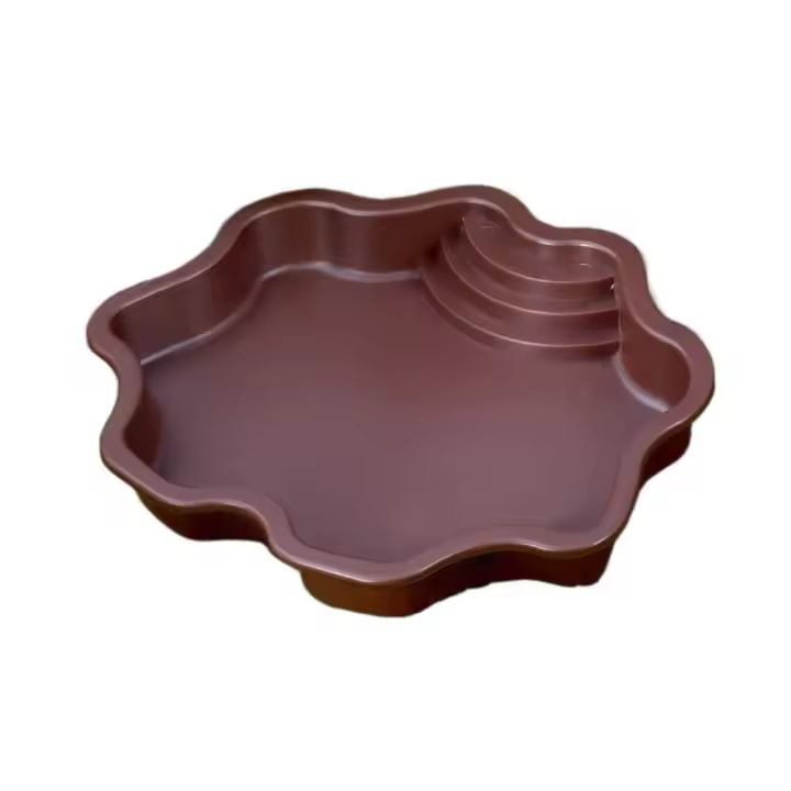 Bañera de tortuga con rampa de plástico, gran capacidad, forma de flor, bañera de baño de tortuga, lagartos, plato de alimentación de tortuga de Habitat - 1