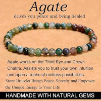 Pulsera De Cuentas Elásticas Ajustables De Siete Pulsos Naturales, Regalo Del Día Del Padre, Joyería De Temperamento Hecha A Mano - details 2