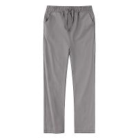 Pantalones De Lino Y Algodón Para Hombre Transpirables De Color Sólido Estilo Casual Para Otoño Ajuste Regular Cierre Elástico - details 16